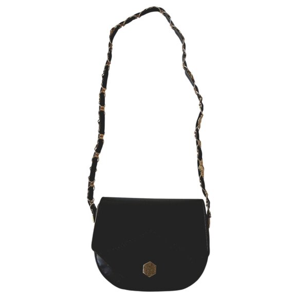 RARE Vintage Revillon French Half-Moon/Saddlebag Quilted Leather Antique Handbag - Picture 2 of 8